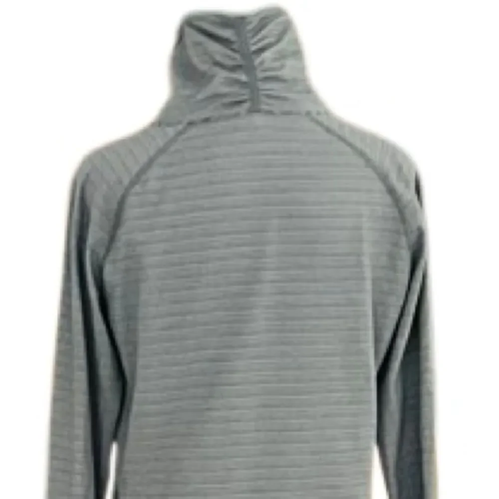 NIKE GOLF Heather gray/pink accent 1/4 zip Dri-Fit pullover size medium.
